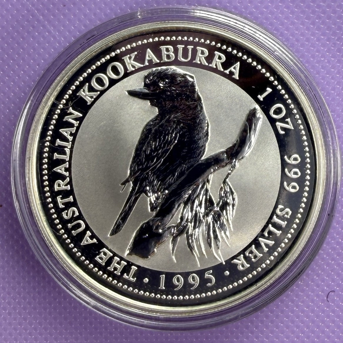 1995 Australia Kookaburra 1 oz Silver Coin .999 Fine Silver Coin BU