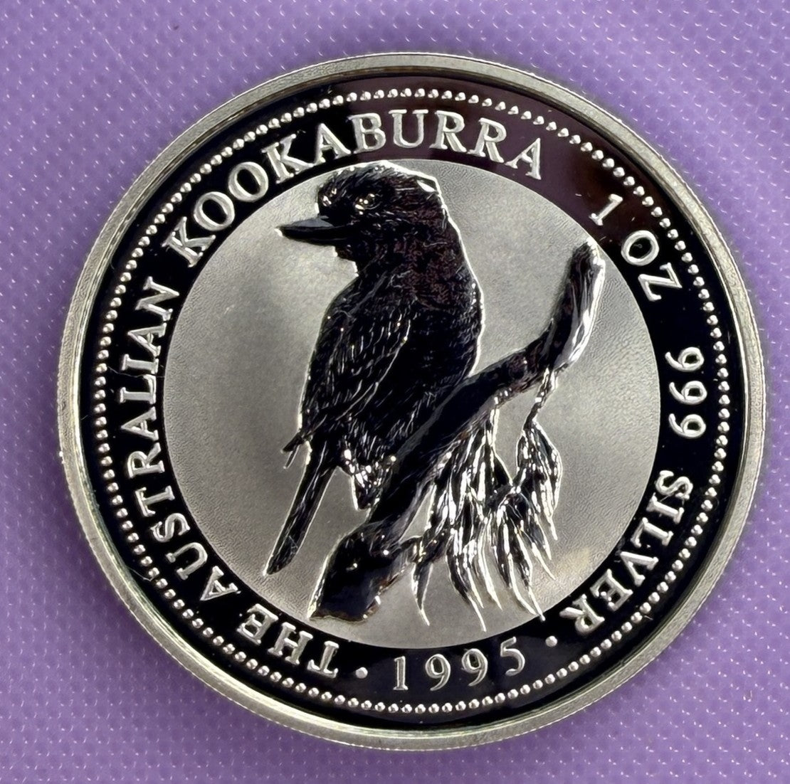 1995 Australia Kookaburra 1 oz Silver Coin .999 Fine Silver Coin BU