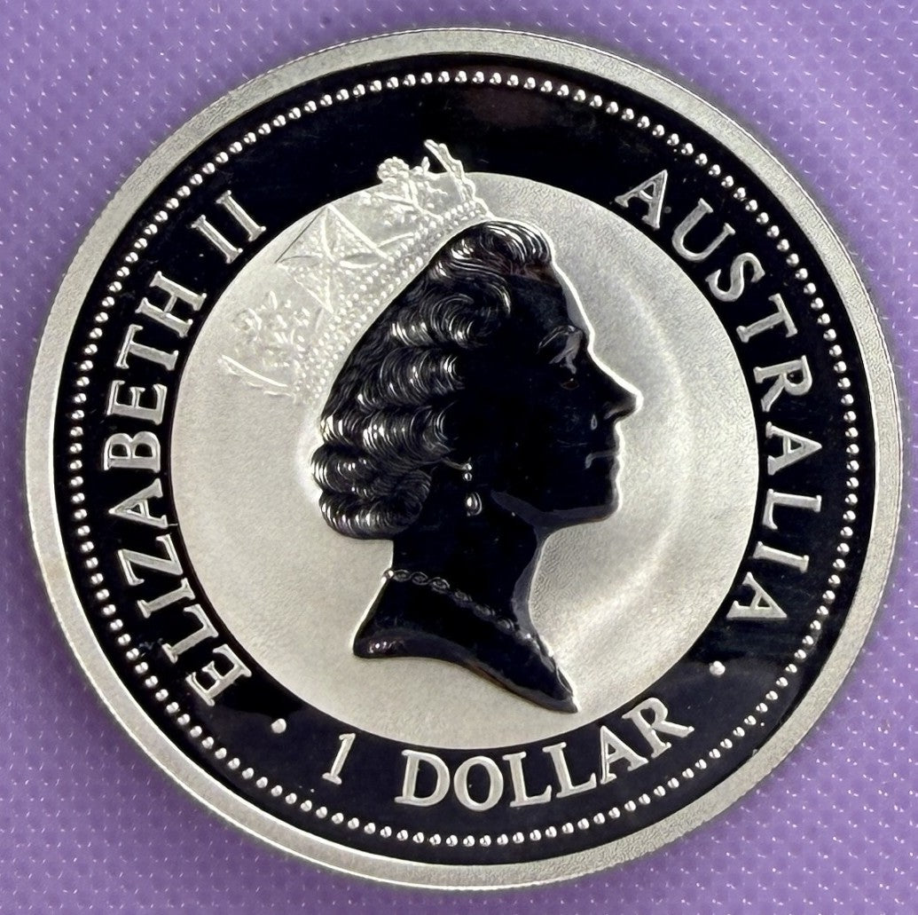 1995 Australia Kookaburra 1 oz Silver Coin .999 Fine Silver Coin BU