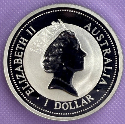1995 Australia Kookaburra 1 oz Silver Coin .999 Fine Silver Coin BU