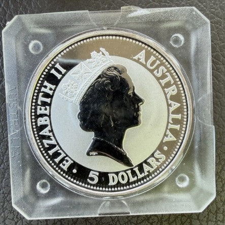 1991 Australia Kookaburra 1 oz Silver Coin .999 Fine BU
