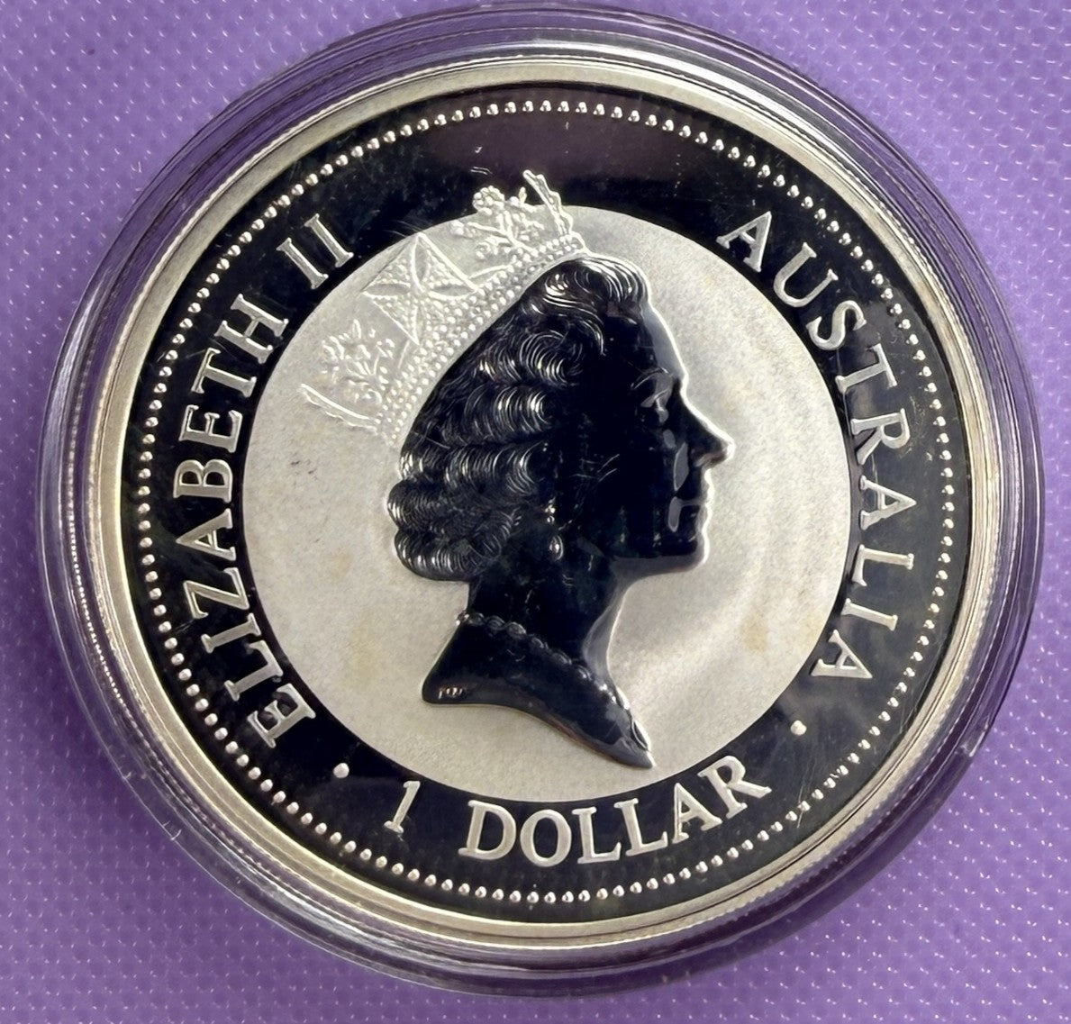 1995 Australia Kookaburra Moneda de Plata de 1 oz .999 Plata Fina Moneda BU