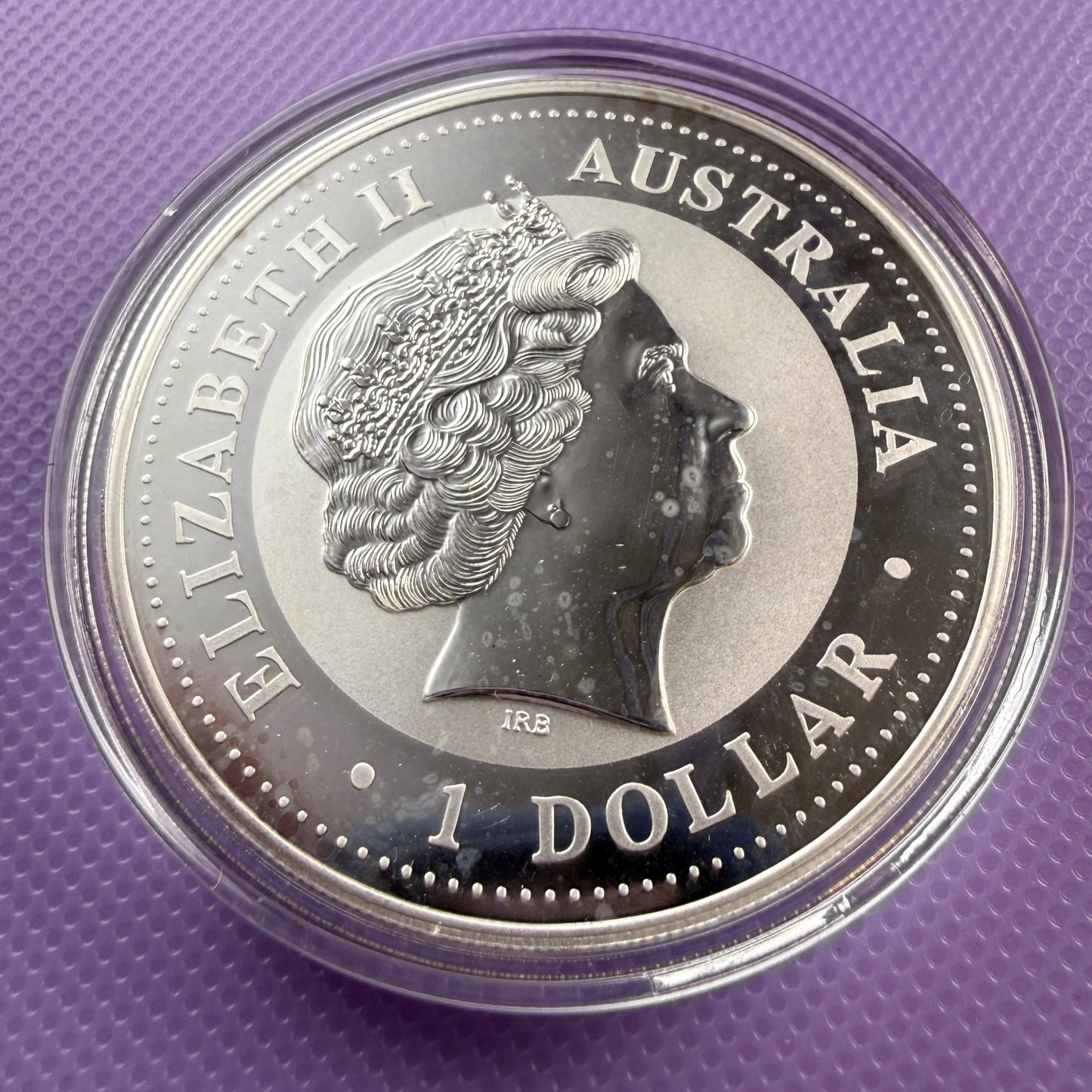 1999 Australia Kookaburra 1 oz Silver Coin .999 Fine BU with Pennsylvania Privy