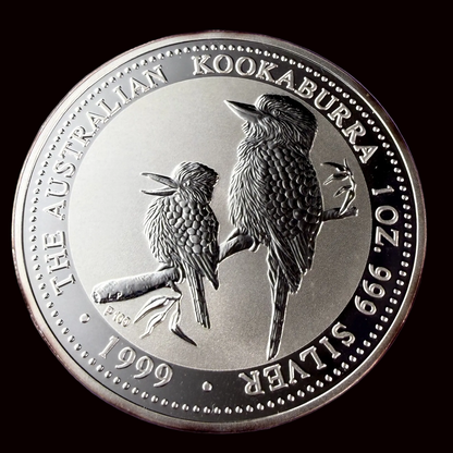 1999 Australia Kookaburra 1 oz Silver Coin .999 Fine BU
