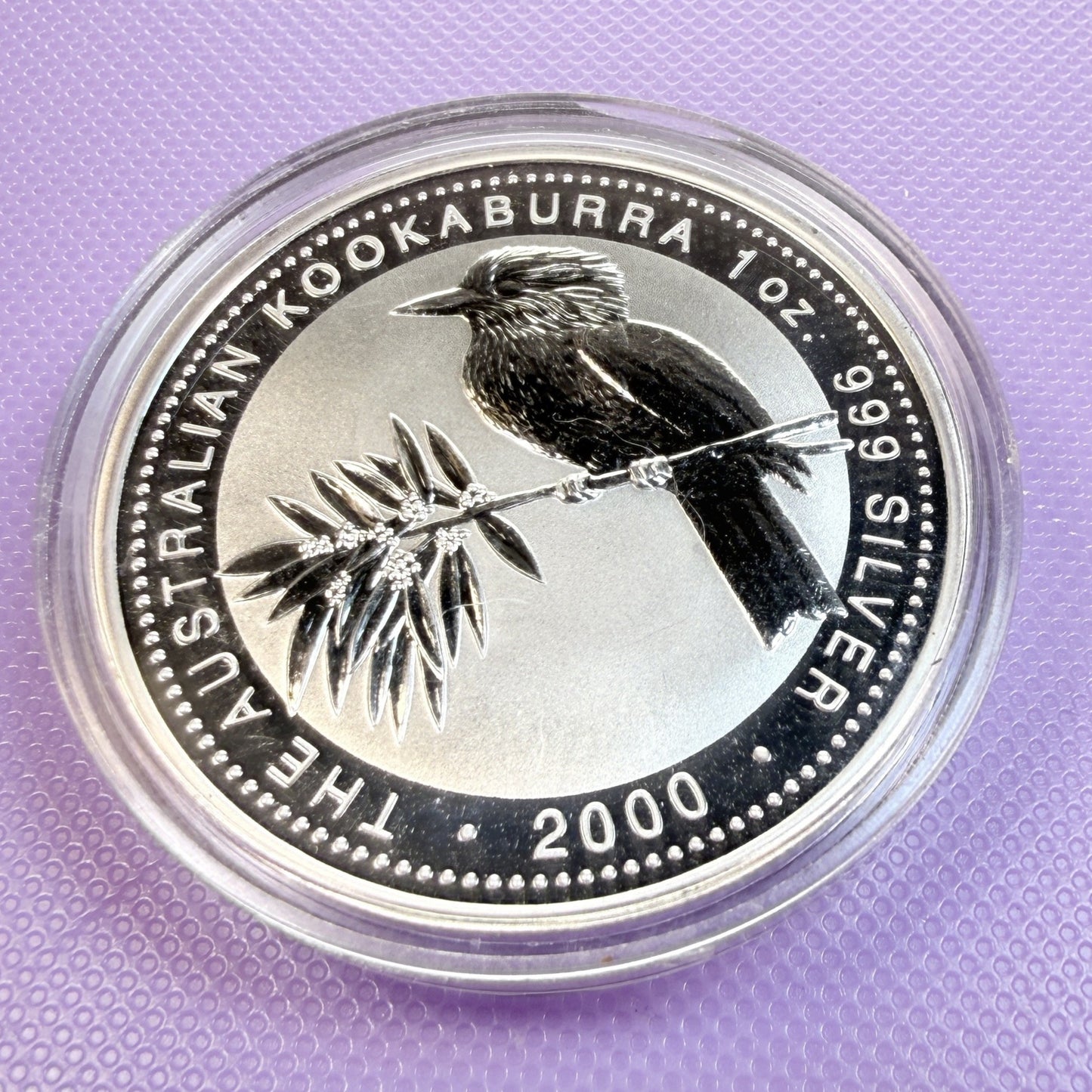 2000 Australia Kookaburra 1 oz Silver Coin .999 Fine Silver Coin