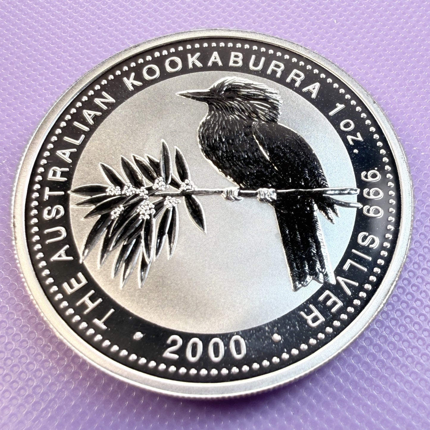 2000 Australia Kookaburra 1 oz Silver Coin .999 Fine Silver Coin