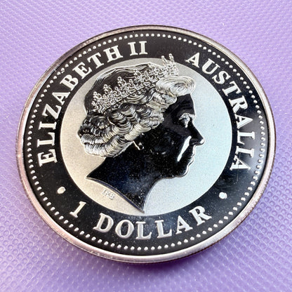 2000 Australia Kookaburra 1 oz Silver Coin .999 Fine Silver Coin