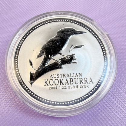 2003 Australia Kookaburra 1 oz Silver Coin .999 Fine Silver Coin