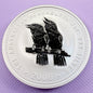 Moneda de Plata Kookaburra de Australia de 2006 de 1 oz. Moneda de Plata Fina .999