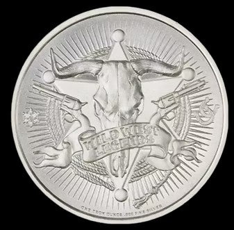 Intaglio Mint Wild West Legends Doc Holliday 1 oz Silver Round BU