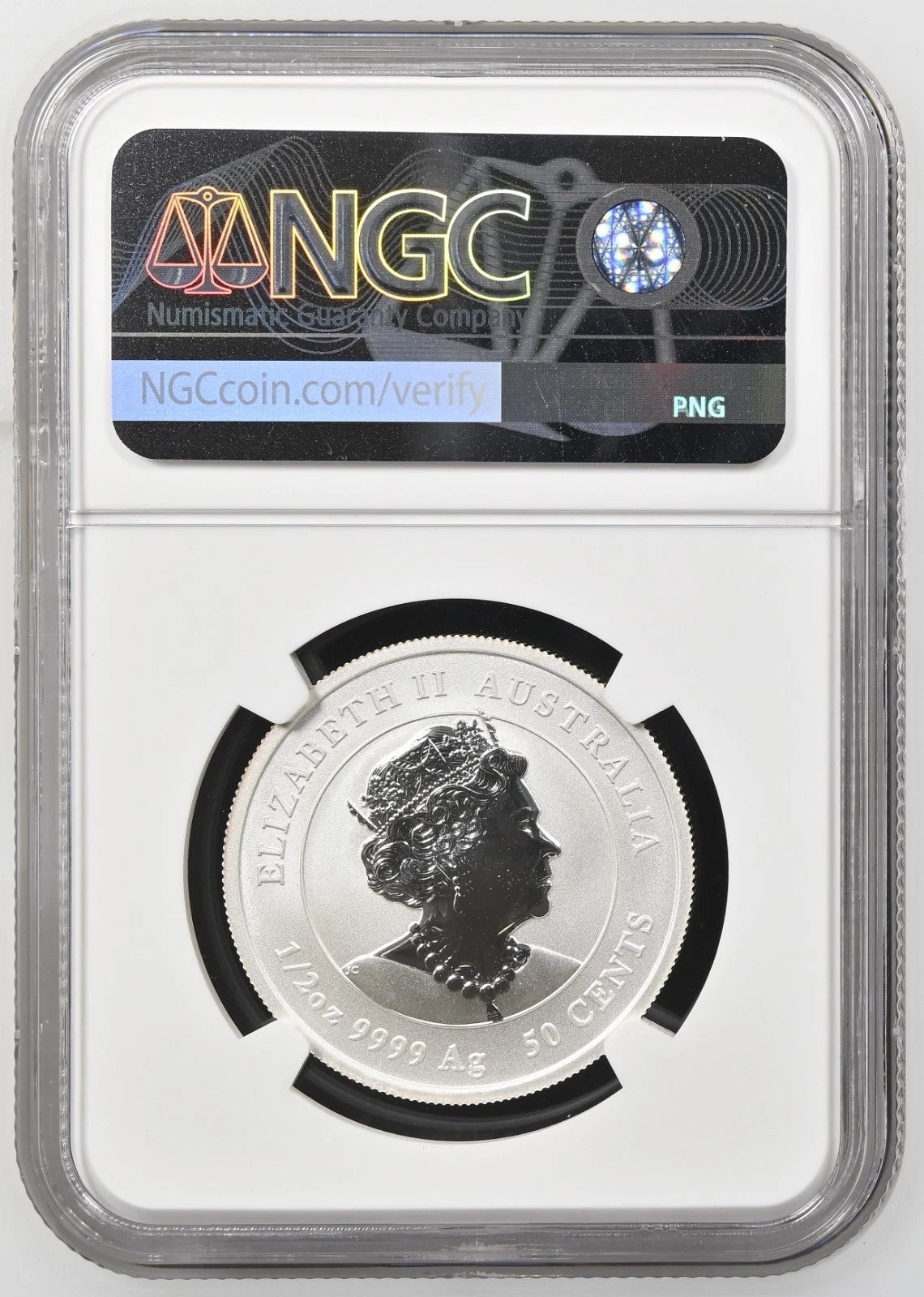 2021 Australia Year of the Ox Colorized 1/2 oz Silver Coin NGC MS70