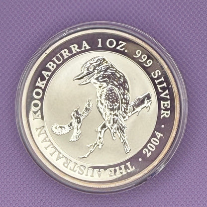 2004-P Australia Kookaburra $1 1 oz .999 Silver Coin BU