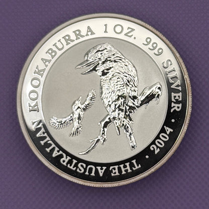 2004-P Australia Kookaburra $1 1 oz .999 Silver Coin BU