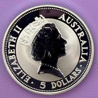1991 Australia Kookaburra 1 oz Silver Coin .999 Fine Silver Coin BU