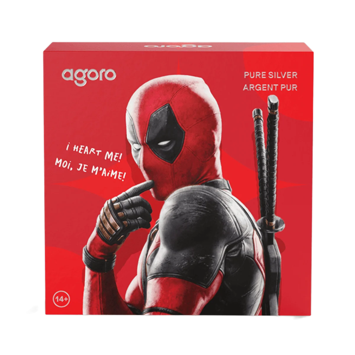 2026 Deadpool 1 oz Silver Matte Proof Round