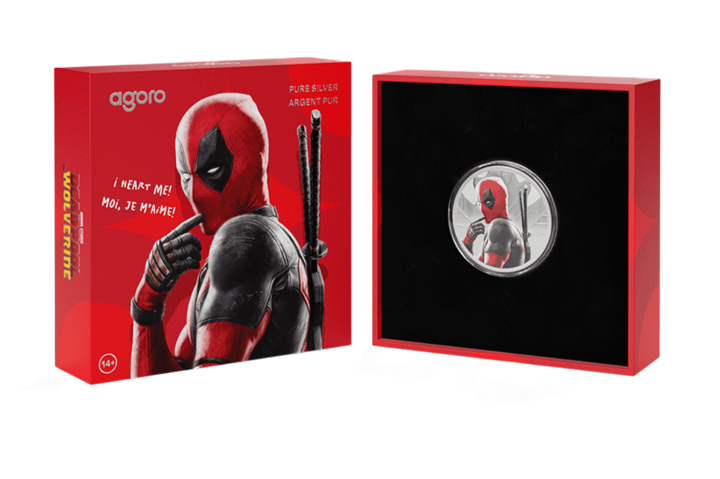 2026 Deadpool 1 oz Silver Matte Proof Round