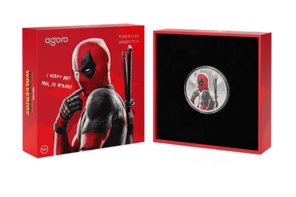 2026 Deadpool 1 oz Silver Matte Proof Round