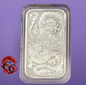 2020 Perth Mint Lunar Dragon 1 oz .9999 Silver Bar from Tube
