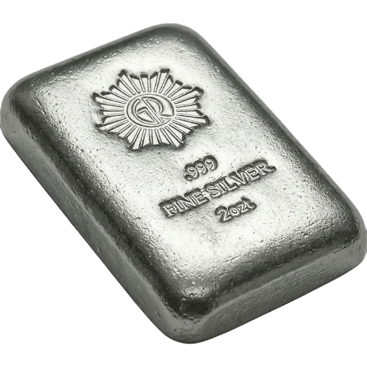 Glines & Rhodes 2 oz .999 Hand Poured Silver Bar