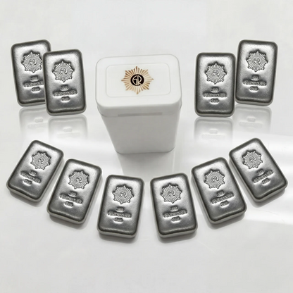 Glines & Rhodes 2 oz .999 Hand Poured Silver Bar