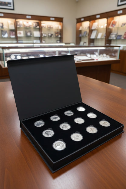Australian Lunar Silver Coin Storage Box – 1 oz – Series I & III Capsule Edition