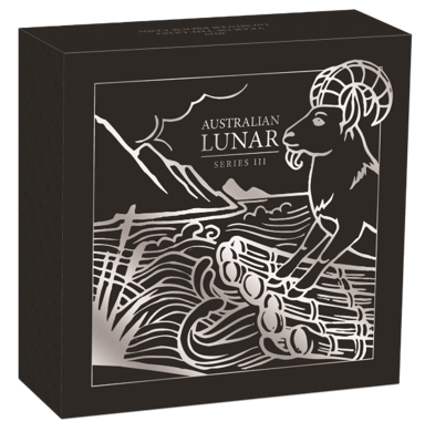 2027-P Lunar Series III Goat 1 oz .9999 Silver Proof w/ Box & COA #1979