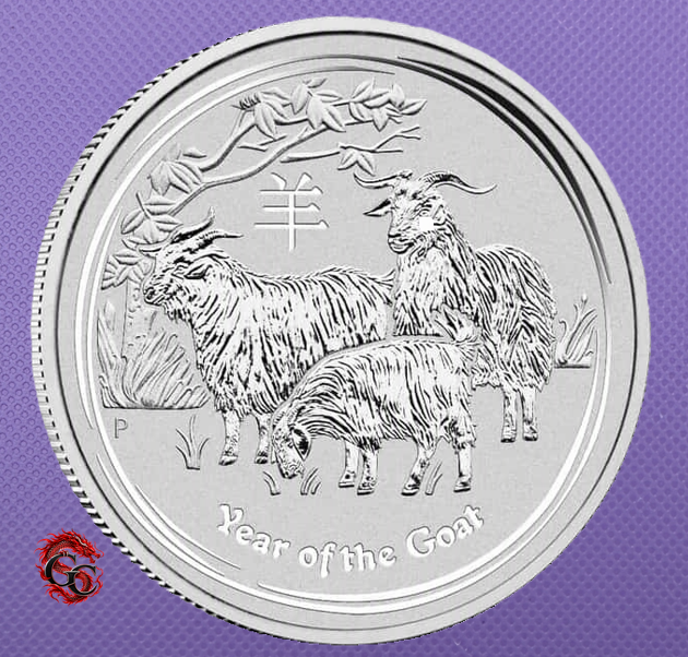 2015-P Australia Lunar Series II Goat 1/2 oz from Roll