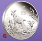 2027-P Lunar Series III Goat 1 oz .9999 Silver Proof w/ Box & COA #1979