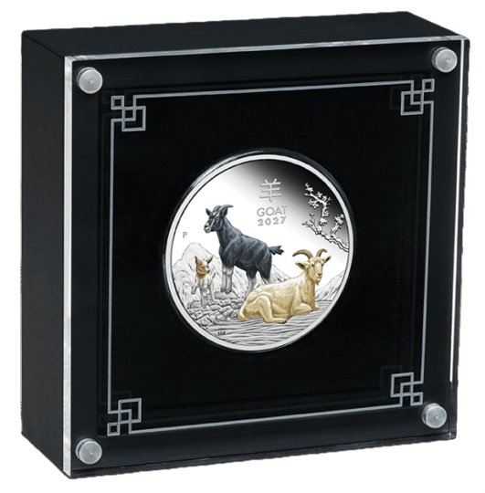 2027-P Lunar Series III Goat 1 oz Colorized Proof w/ Box & COA #2840