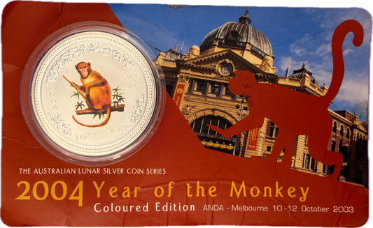 2004 1 oz - Serie Color I - Año del Mono 1oz, Color