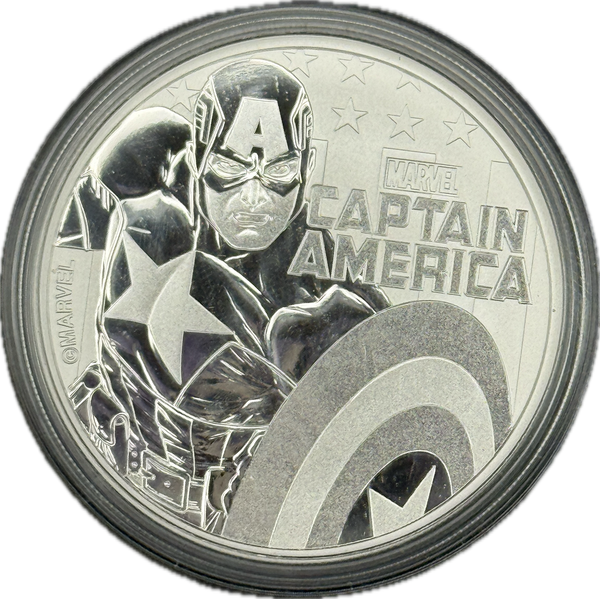 2019 Tuvalu Marvel Captain America 1 oz .9999 Silver Coin – Perth Mint