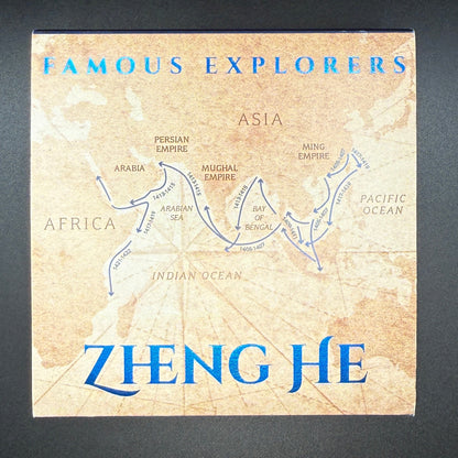 2021 Niue Famous Explorers Zheng He 2 oz Silver Coin with Box & COA