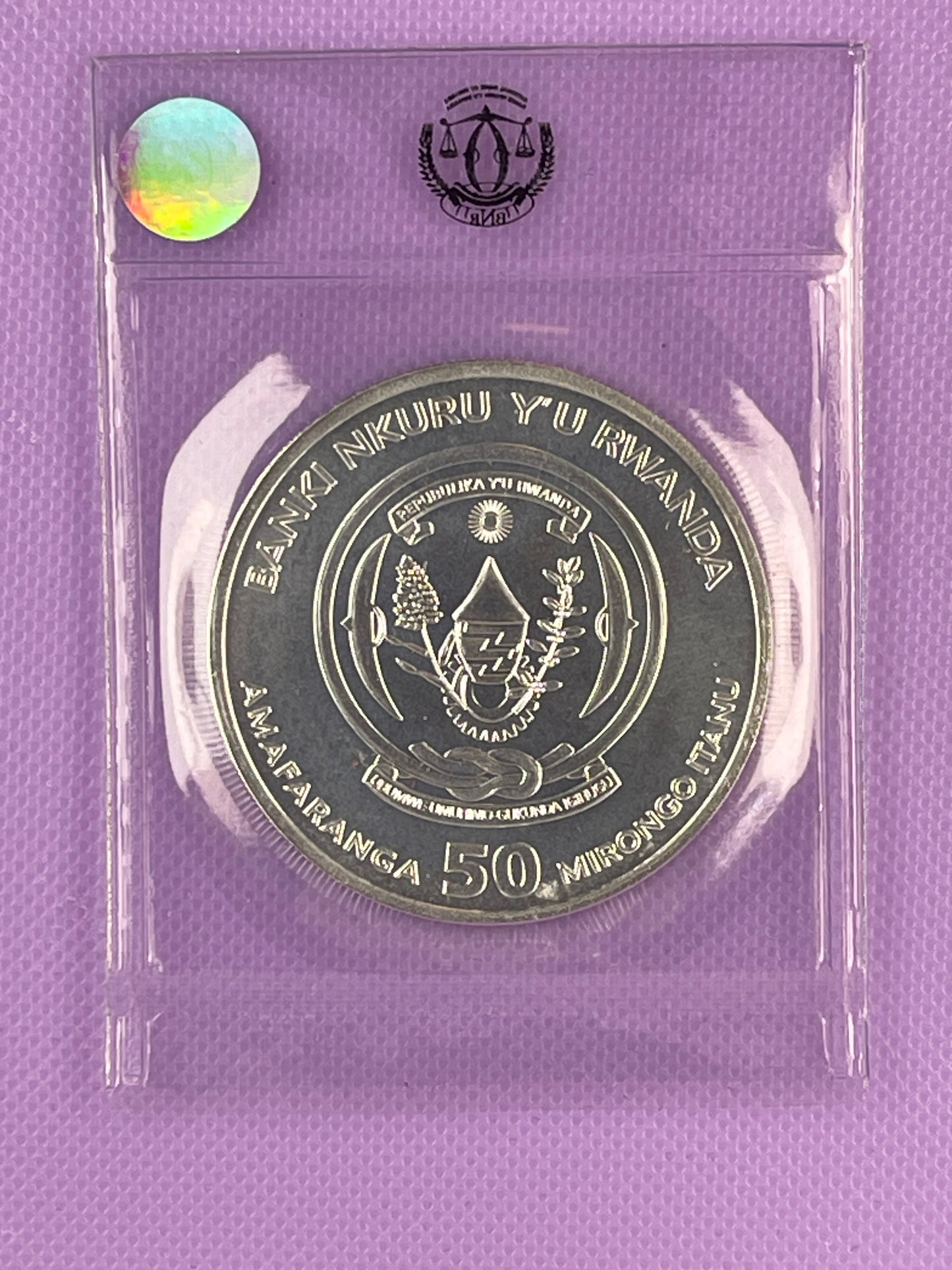 2022 Rwanda Lunar Series Year of the Tiger, Silver - 1 oz