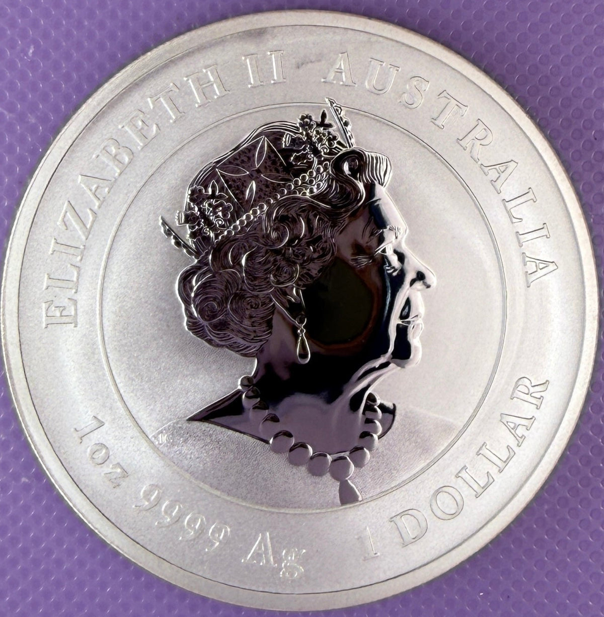 2022 Perth Mint Lunar Tiger 1 oz .9999 Silver Coin Aftermarket Colorized