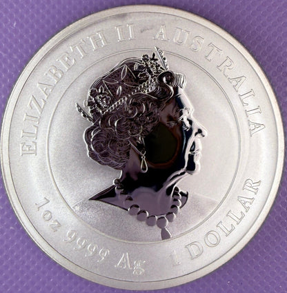 2022 Perth Mint Lunar Tiger 1 oz .9999 Silver Coin Aftermarket Colorized