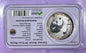 2001 China Silver Panda 10 Yuan 1 oz .999 Silver Coin Littleton Co. Showpak