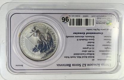 2000 Great Britain Britannia 1 oz Silver £2 Coin BU Littleton Coin Company