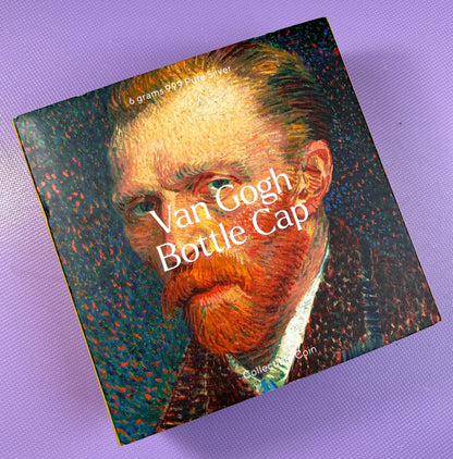 2022 Chad Van Gogh Bottle Cap 6g Silver Colorized Proof Coin – Box & COA