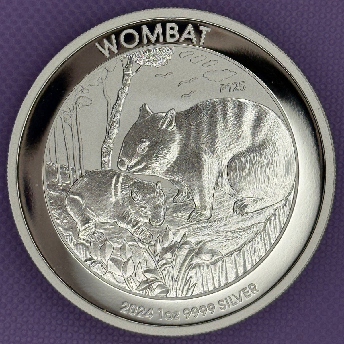 2024-P Australia Wombat $1 1 oz .9999 Silver BU