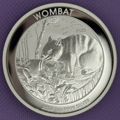 2024-P Australia Wombat $1 1 oz .9999 Silver BU