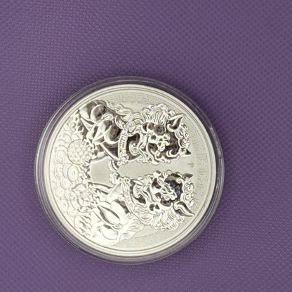 2020 Australia Double Pixiu Guardian Lions 1 oz Silver Coin – Perth Mint BU