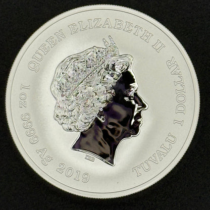 2018 Tuvalu Marvel Iron Man 1 oz Silver Coin in Original Capsule