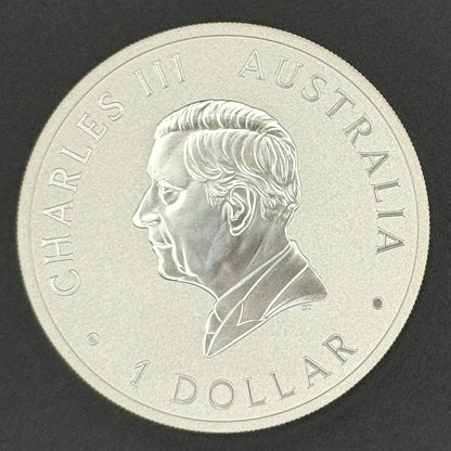 Moneda de plata Kookaburra de Australia de 2003 de 1 oz de plata fina .999
