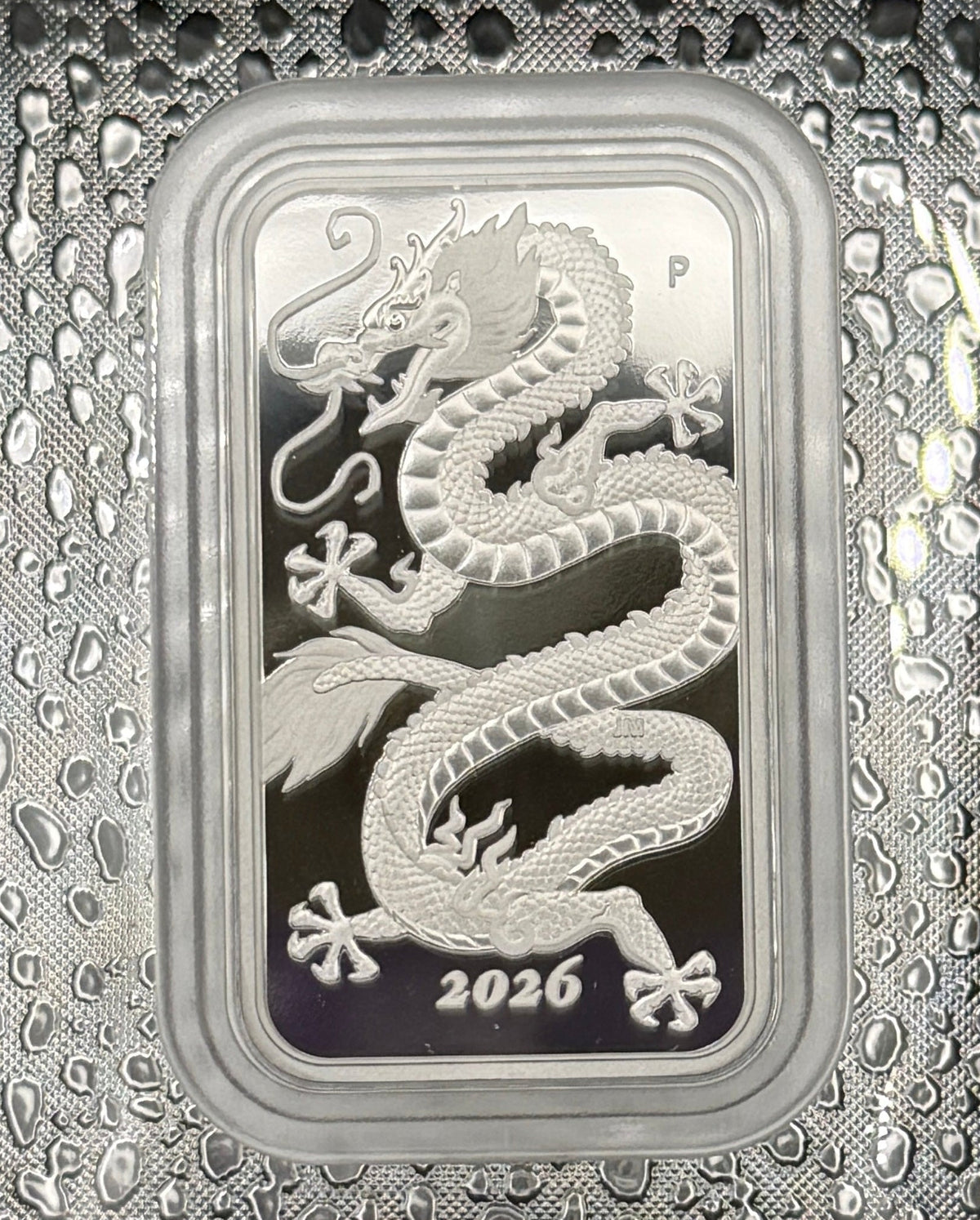 2026-P Australia Dragon $1 1 oz .9999 Silver Proof Rectangular Box & COA