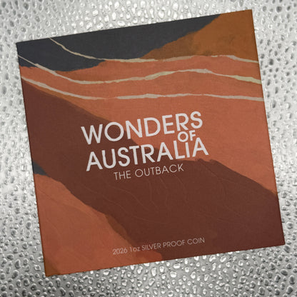 2026-P Wonders of Australia Outback $1 1 oz .9999 Silver Proof with Box & COA