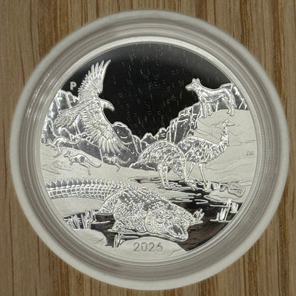 2026-P Wonders of Australia Outback $1 1 oz .9999 Silver Proof with Box & COA