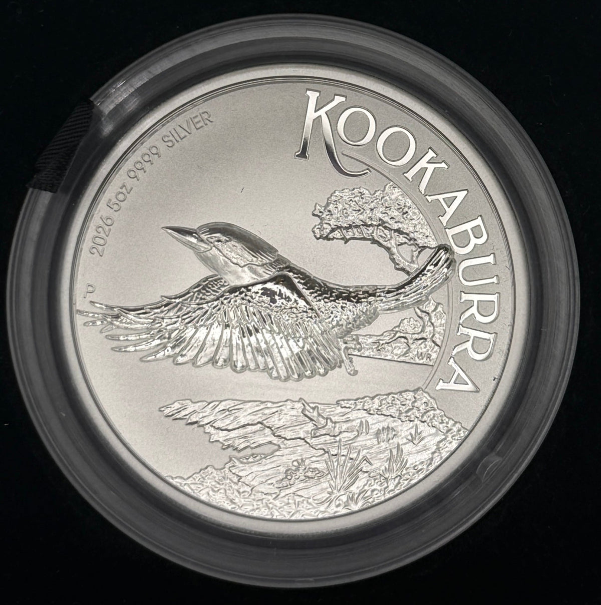 2026-P Australia Kookaburra $8 5 oz .9999 Silver Coin with Privy BU