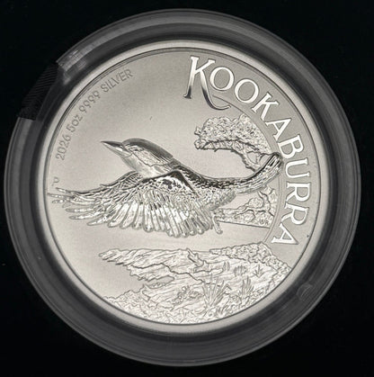 2026-P Australia Kookaburra $8 5 oz .9999 Silver Coin with Privy BU