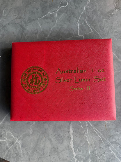 Lunar Series II – Complete Colorized 1/2 oz Silver Coin Set (2008–2019)