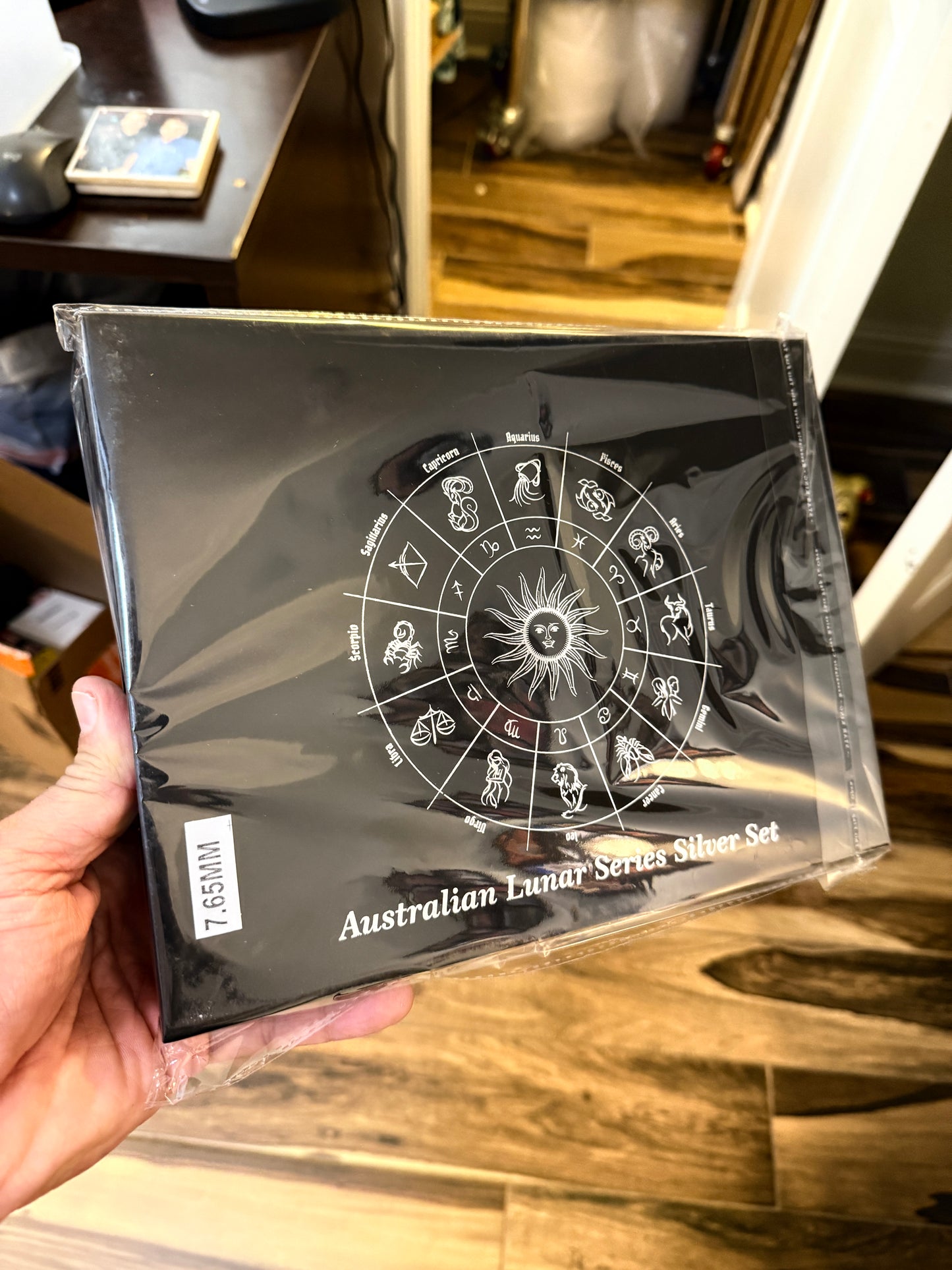 Premium Black Storage Box for 1 oz Perth Mint Lunar Series I & III Coins – Interchangeable – Silver Foil Zodiac Design